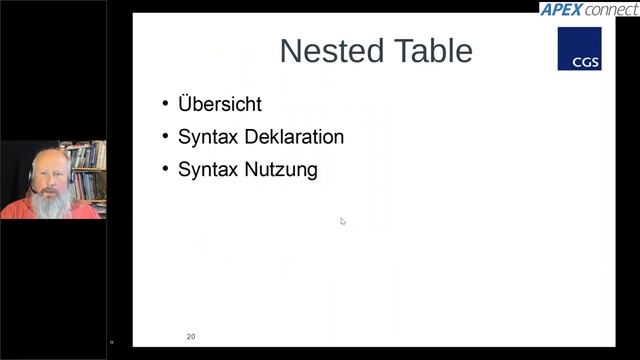 Arne Hattendorf: "Arbeiten mit Arrays in PL/SQL" смотреть онлайн