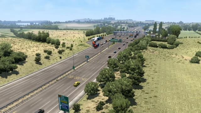 euro truck simulator 2 1.44 + руль ThrustMaster T248 обновления! смотреть онлайн
