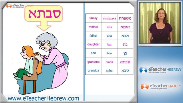 Learn Hebrew - lesson 19 - Family | by eTeacherHebrew.com смотреть онлайн