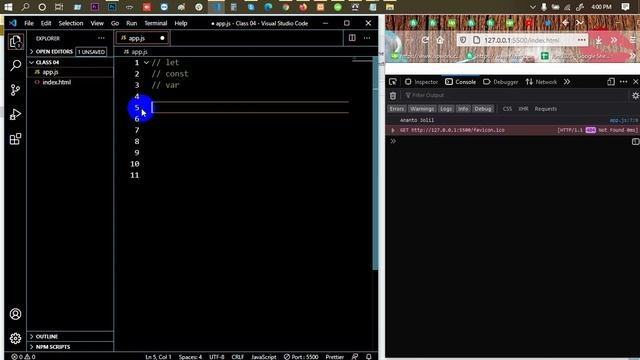 Advanced JavaScript Tutorial | Part-04 | Difference between var, let and const | Web IT LTD смотреть онлайн