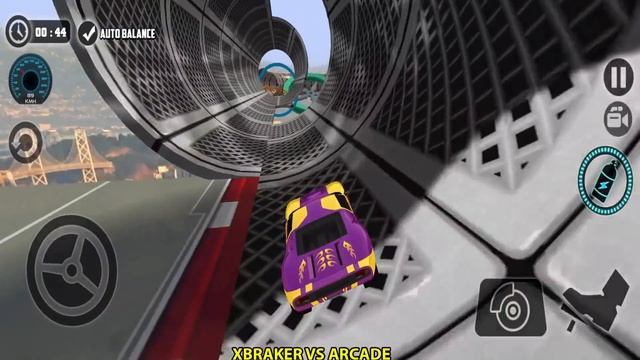 Impossible Stunts Car Tracks 3D - New Car Unlocked Multiplayer Mode - Android Gameplay Walkthrough смотреть онлайн
