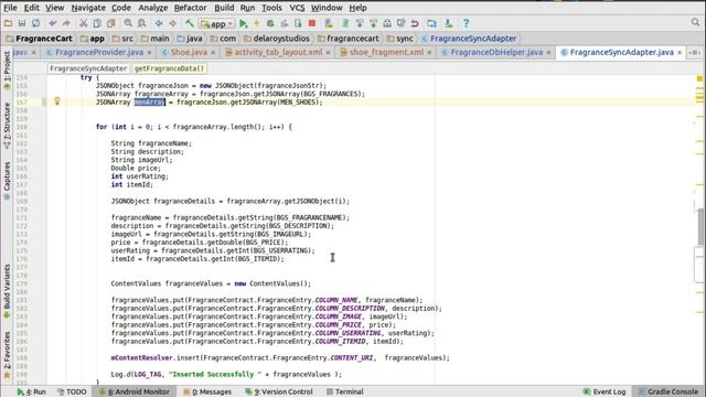 ANDROID VIEW PAGER, SYNC ADAPTER, SQLITE DATABASE AND E-SHOP смотреть онлайн