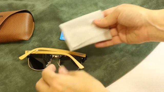 Поляризованные очки с бамбуковыми дужками смотреть онлайн