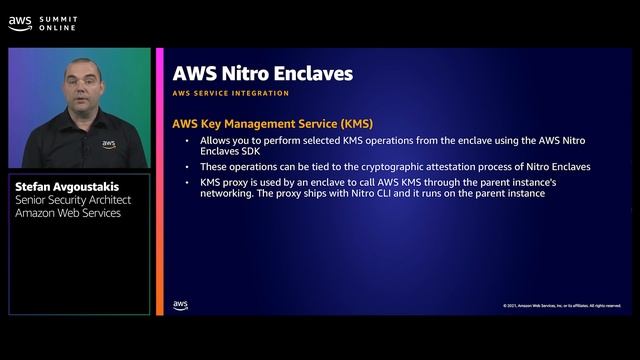 AWS Summit ANZ 2021 - AWS Nitro Enclaves: Isolated compute environments to protect sensitive data смотреть онлайн