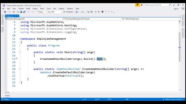 Main method in asp net core смотреть онлайн