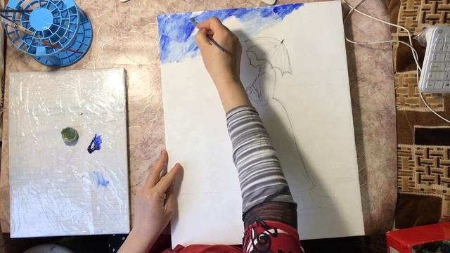 "Дама с зонтом"для НОВИЧКОВ написать в стиле Клода Моне маслом oil Claude Monet 2 часть смотреть онлайн