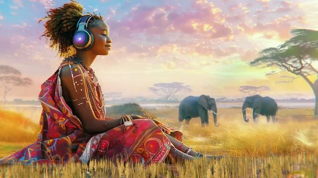 Savannah Calming African Music To Relax And Sleep смотреть онлайн