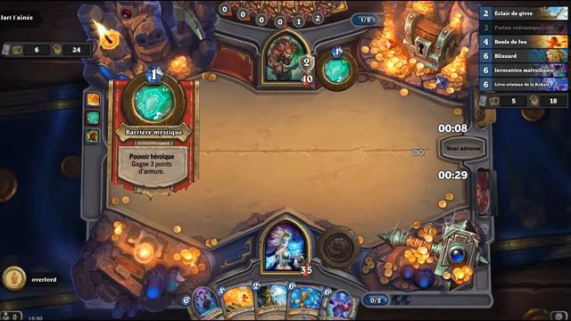 Hearthstone kobold et catacombes Aventure Mage #1 + Boosters смотреть онлайн