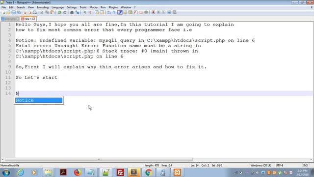 Notice Undefined variable mysqli query in php:(Fixed) смотреть онлайн