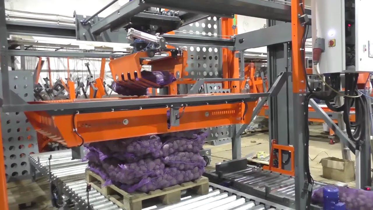 ПАЛ-10 укладка мешков с картофелем смотреть онлайн