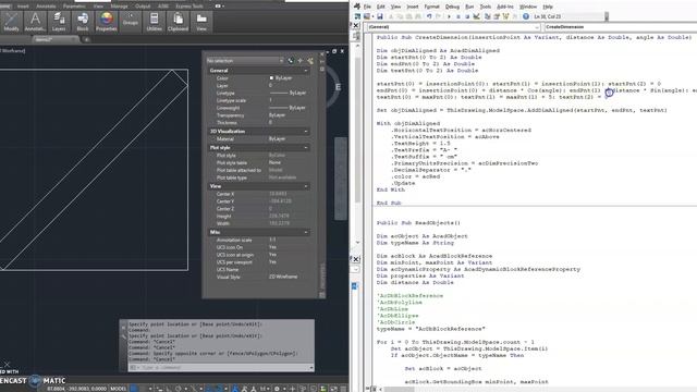 33. VBA AutoCAD - Como acotar bloques estirables automáticamente смотреть онлайн