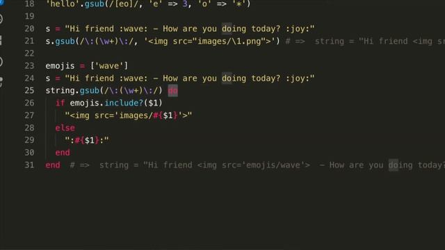 Ruby gsub function смотреть онлайн