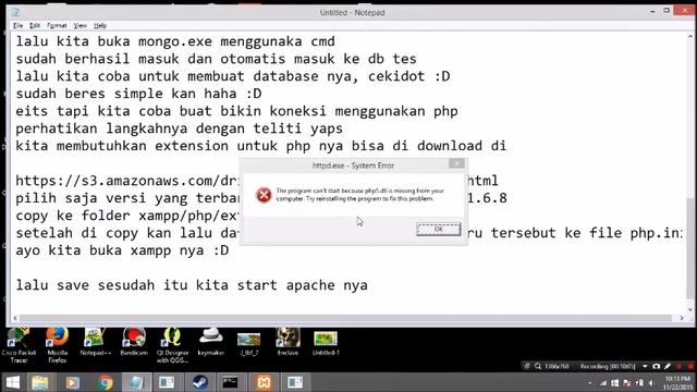 MongoDB Membuat Koneksi & AutoIncrement Sequence Field Pada PHP смотреть онлайн