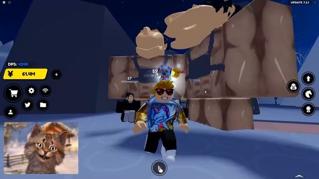 Defeating The Biggest ANIME BOSS in Roblox Anime Fighters Simulator смотреть онлайн