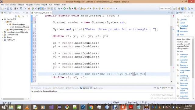 Introduction To Java Programming - Exercise 2 19a смотреть онлайн