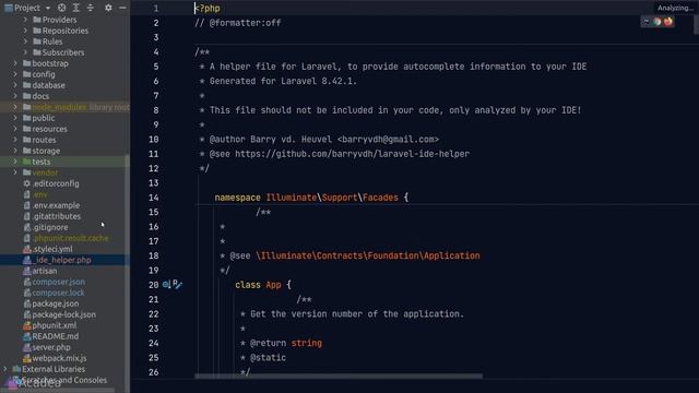 Ep31 - Laravel IDE helper | Productivity Tips смотреть онлайн