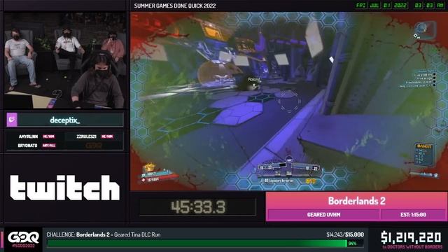 Borderlands 2 by Deceptix_ in 1:02:59 - Summer Games Done Quick 2022 смотреть онлайн