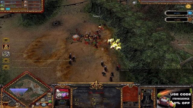 Dawn of War Soulstorm 1 v 1 Eldar (SOVA) vs Sisters of Battle (gedeon huesos) смотреть онлайн
