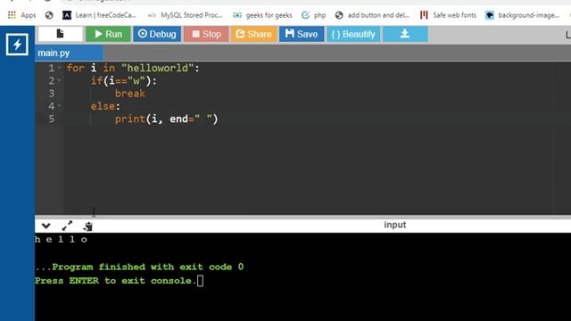 Continue and break statements in python | Basic python programming (Hindi) | Learn python from Basi смотреть онлайн