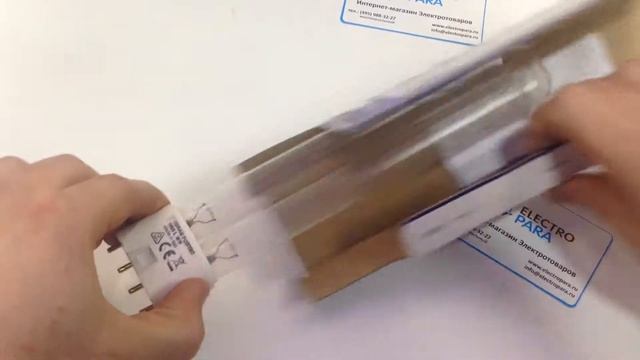 Osram HNS L 18W 2G11, обзор бактерицидной лампы смотреть онлайн