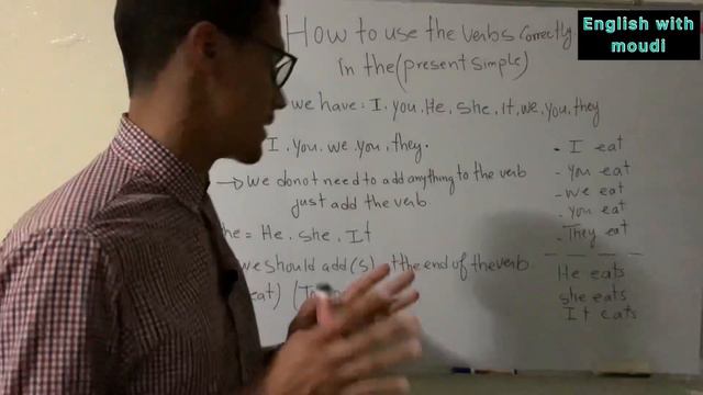 تصرف الأفعال في الحاضر البسيط How to use the verbs in the simple present tense смотреть онлайн
