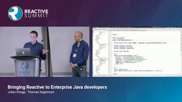 Bringing Reactive to Enterprise Java developers - Julien Ponge and Thomas Segismont смотреть онлайн