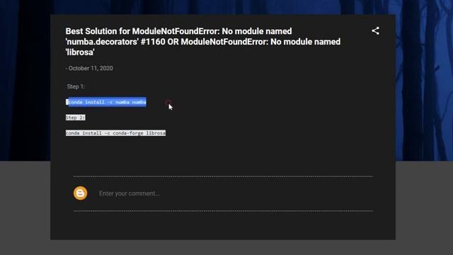 Best Solution for ModuleNotFoundError: No module named 'numba.decorators' #1160 смотреть онлайн