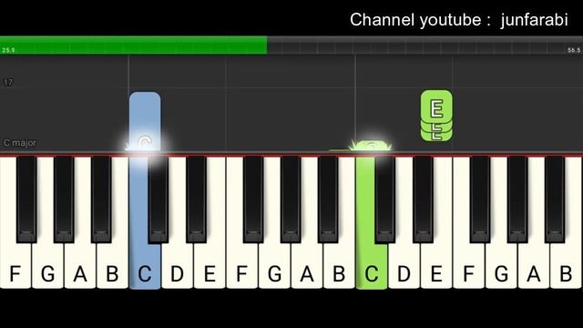 Samba Lele easy piano tutorial level 1 смотреть онлайн