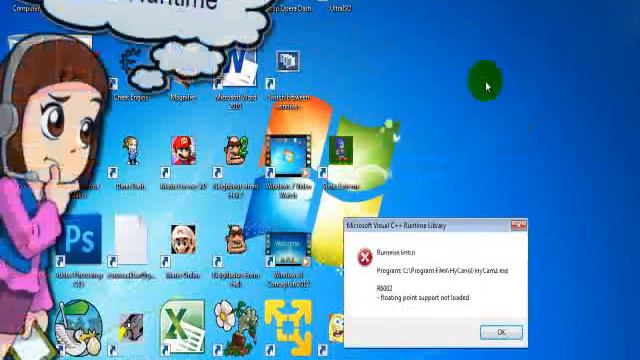 Microsoft Visual C++ Runtime Error R6002 Fix Virus смотреть онлайн