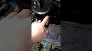 поломка шестерни коленвала д442