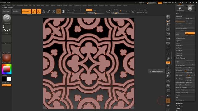 j DESIGN PRO Создание бесшовного 3d паттерна в Рино и Зибраш 3d pattern in Rhinoceros and Zbrush смотреть онлайн