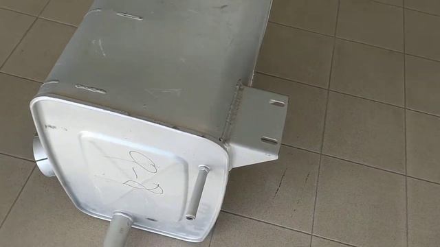 Резонатор глушителя Мерседес Актрос Аксор 407х601х580 мм 51352