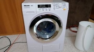 Miele W1 toy washing machine rinse and spin