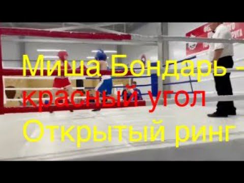 Бой ученика А.Фролова Михаила Бондаря (красный угол) смотреть онлайн