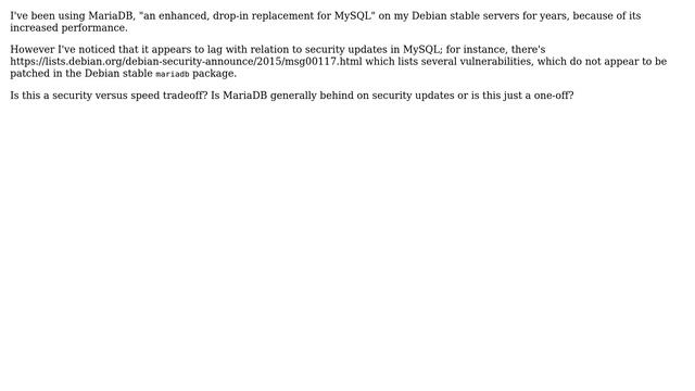 DevOps & SysAdmins: Is MariaDB a secure replacement for MySQL? смотреть онлайн