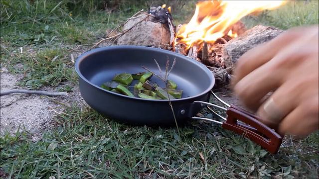 COOKING PRICKLY PEAR CACTUS MEXICAN STYLE TACOS, with my FORFAR cooking kit смотреть онлайн