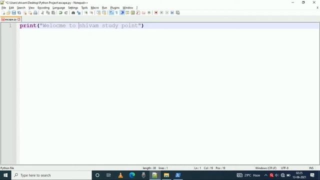 Escape Sequence in Python Hindi смотреть онлайн