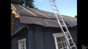 КРЫША своими руками. Самостоятельно поменял старый шифер на металлочерепицу.