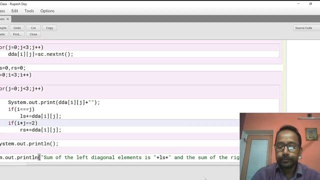 2D Array Program (Diagonal Sum) in Java || Rupesh Dey смотреть онлайн