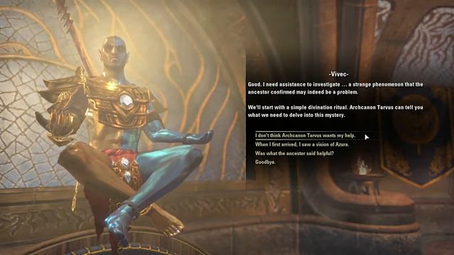 Elder Scrolls Online - Vivec Dialogue Part 1 смотреть онлайн