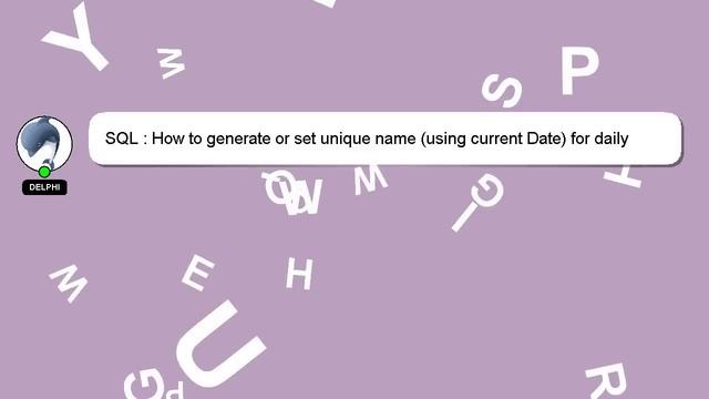 SQL : How to generate or set unique name (using current Date) for daily backup SSAS Cubes смотреть онлайн