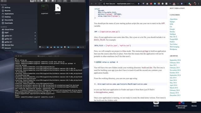 Using py2app to make apps from Python смотреть онлайн