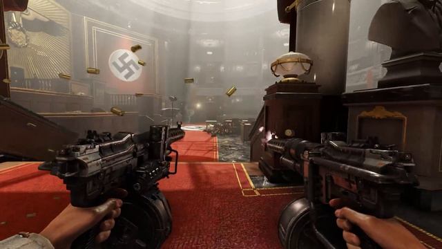 Wolfenstein 2 The New Colossus - Courthouse Battle ( I am death incarnate & no HUD ) 4k/60Fps смотреть онлайн
