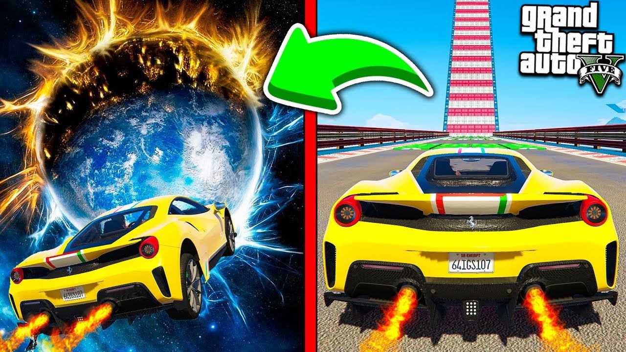 МОЖНО ЛИ УЛЕТЕТЬ В КОСМОС НА СКОРОСТИ 100.000 ГТА 5 МОДЫ! ОБЗОР МОДА В GTA 5! ИГРЫ ГТА ВИДЕО MODS смотреть онлайн