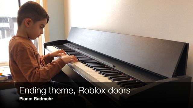 Ending Theme, Roblox doors, Piano: Radmehr, by @ViolinWithRadmehr смотреть онлайн