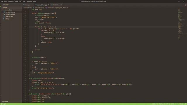 Module 1: C++ Connect Four смотреть онлайн