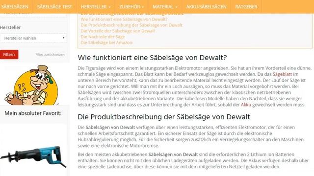 Säbelsägen von Dewalt | Infos, Tipps und Testsieger | SaebelSaegen.net смотреть онлайн