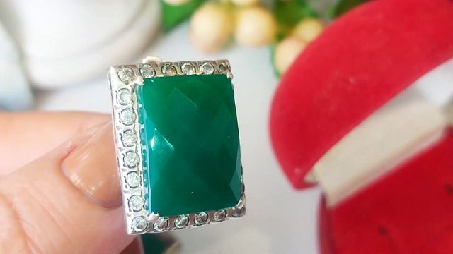 Винтажные, очень крупные серьги с природным хризопразом Казахстан, 25*20 мм, 14,7гр, серебро 925 смотреть онлайн