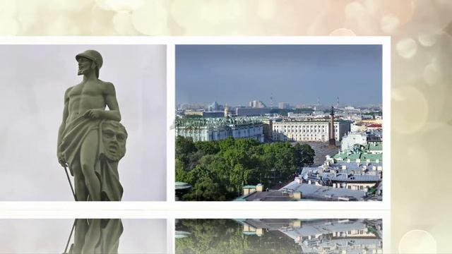 Зимний дворец. Скульптуры на крыше. смотреть онлайн