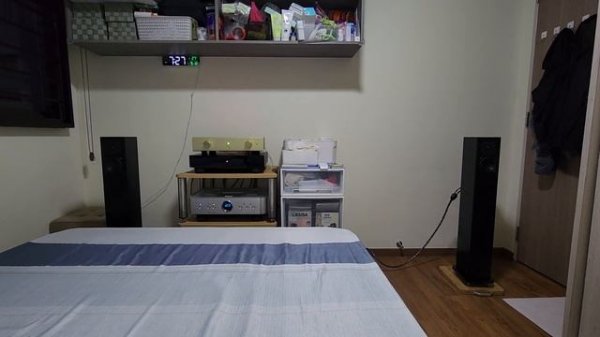 Densen Dm-30 power amp / clone Fm255 preamp / shanling tube cd player / totem arro speaker testing